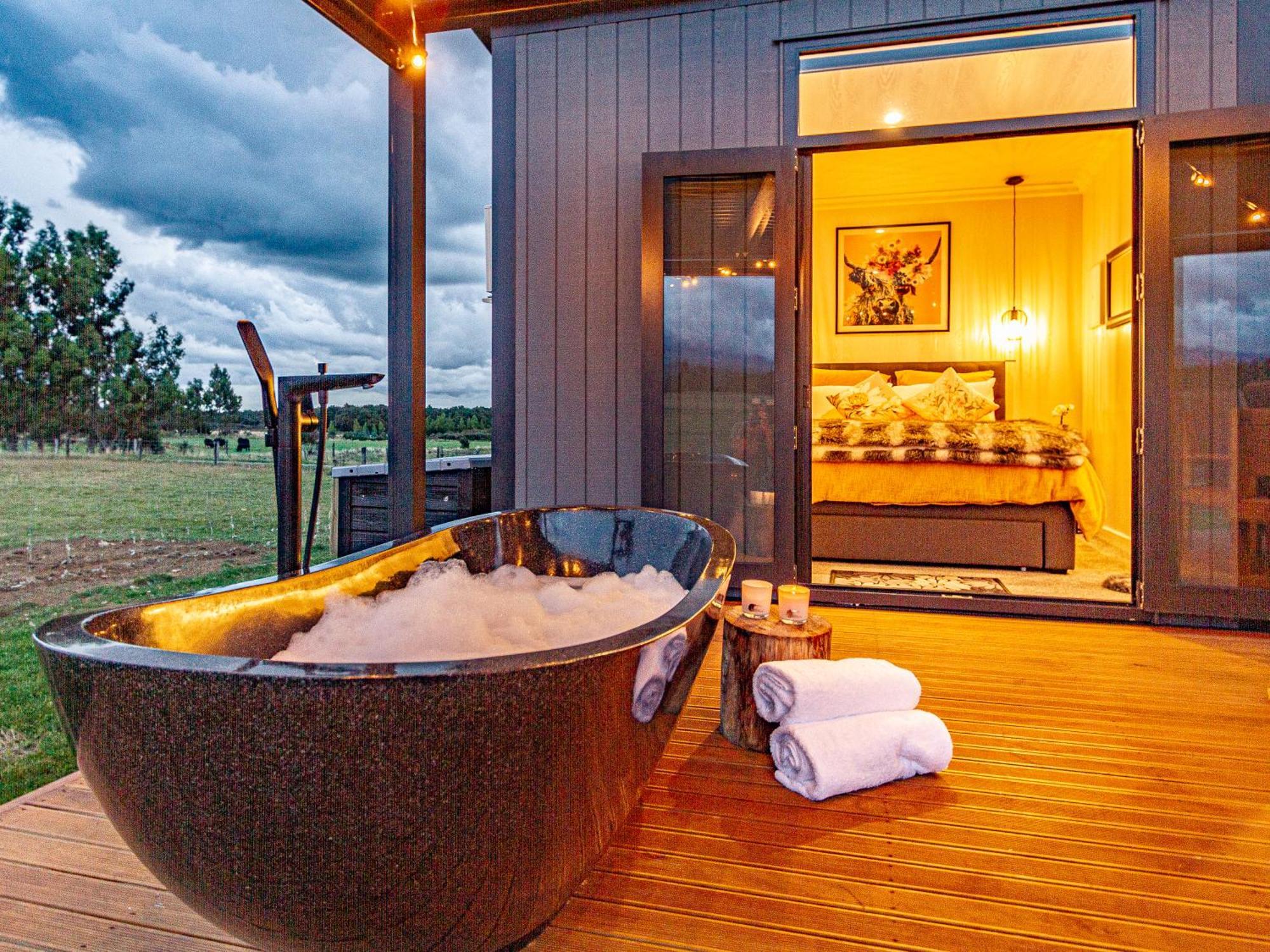 Mangateitei Views - Rangataua Tiny Home 奥阿库尼 外观 照片