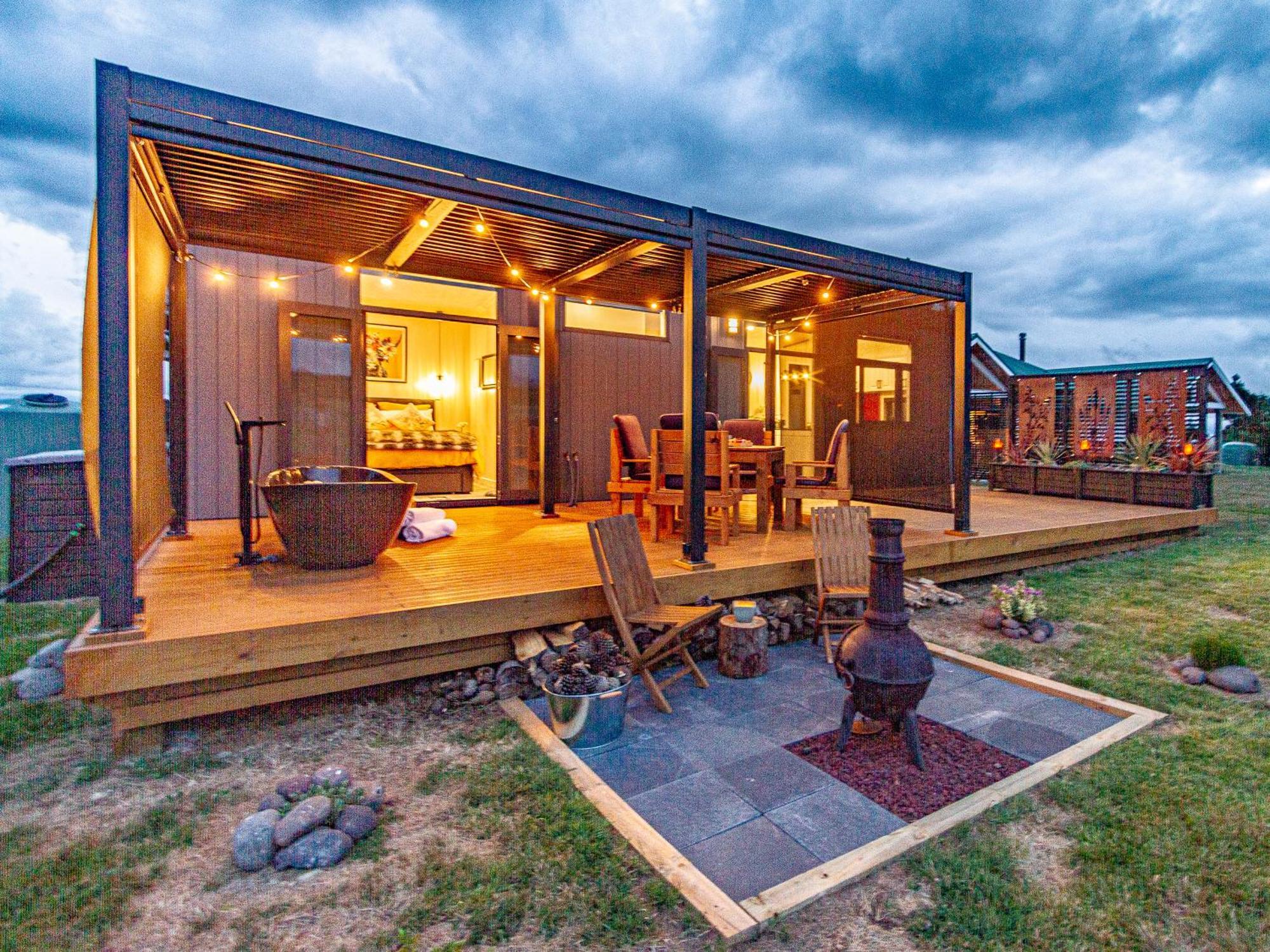Mangateitei Views - Rangataua Tiny Home 奥阿库尼 外观 照片