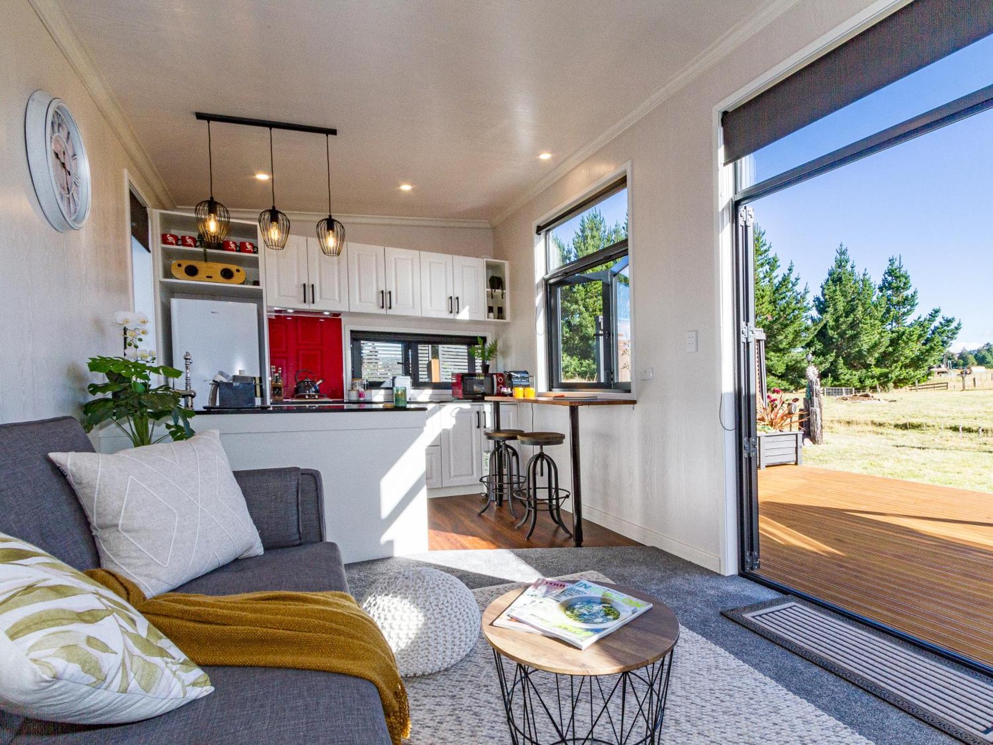 Mangateitei Views - Rangataua Tiny Home 奥阿库尼 外观 照片